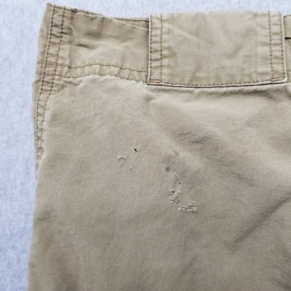 Abercrombie &‎ Fitch Cargo Shorts Mens 30 Tan Khaki Outdoor Pockets Casual - Picture 15 of 16